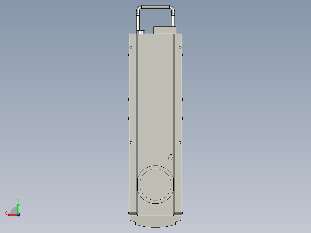 基恩士MD-H9810W_H_kc图纸模型后视图