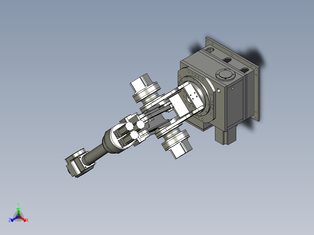 最全六轴机器人正等轴测图