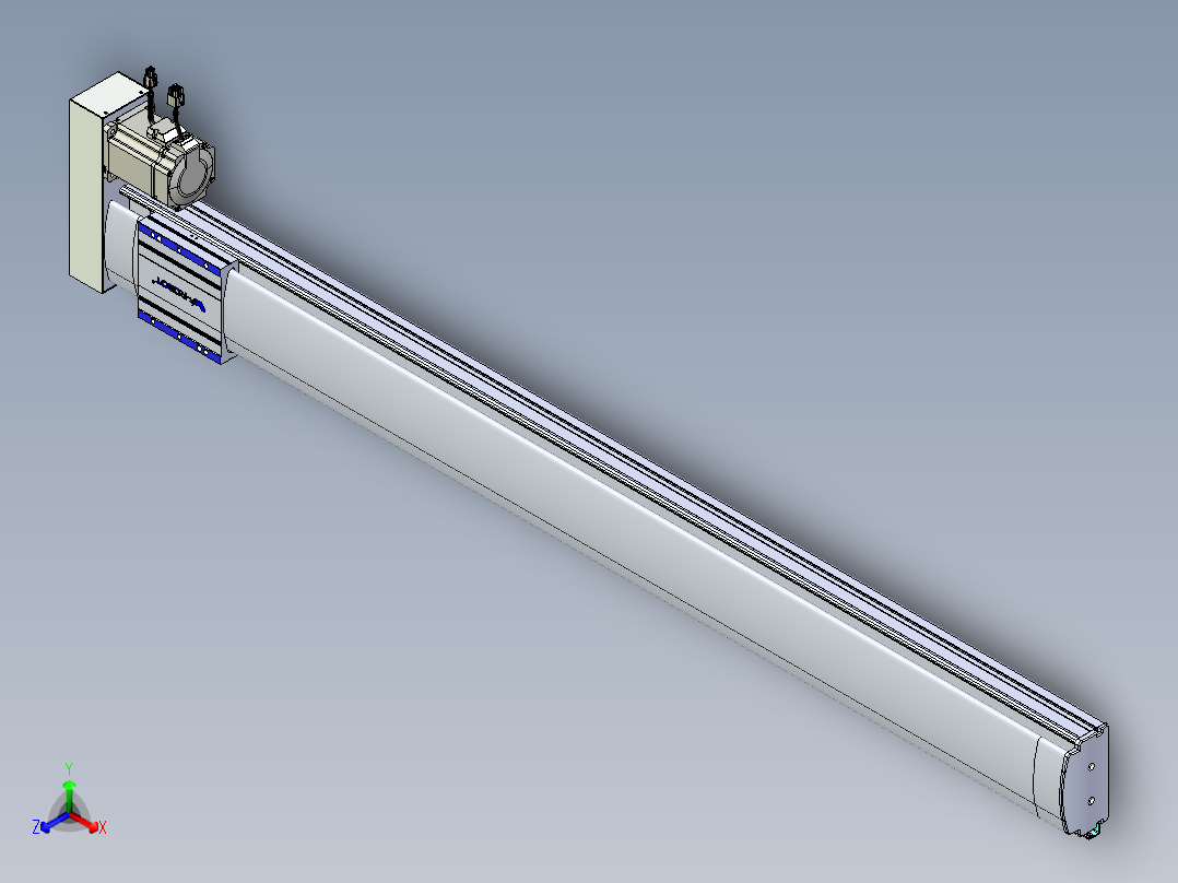 VF丝杆传动-一般环境VF14-Lxx-C-S1350-BR-ZP75-C3正等轴测图