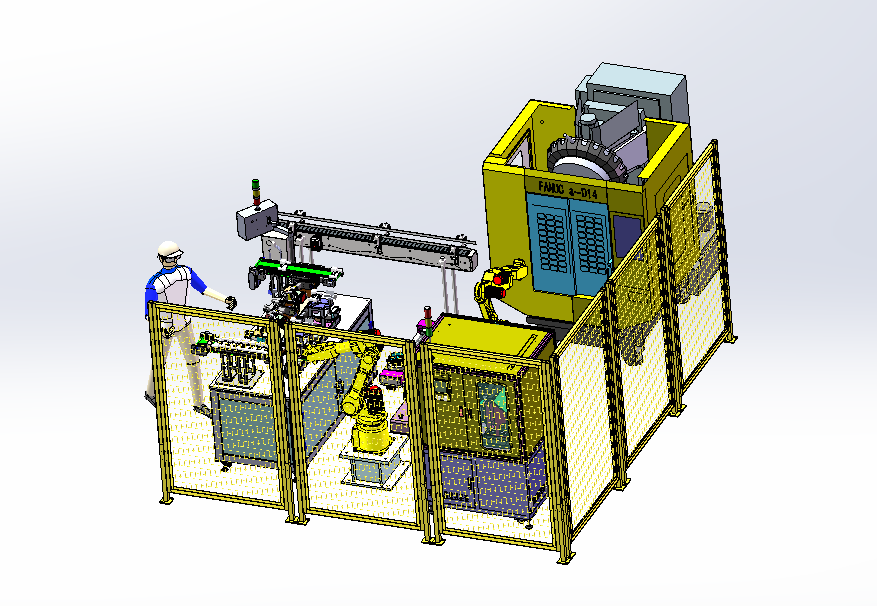 手机外壳加工打磨单元sw20