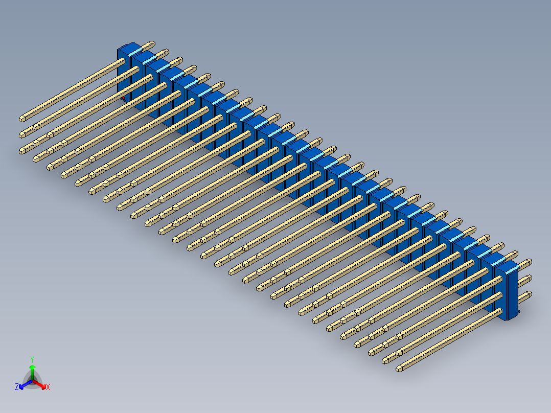 彩色公头100mil（2.54mm）系列-DS1021_blue_3x28p_100mil_Type19_rev1.0