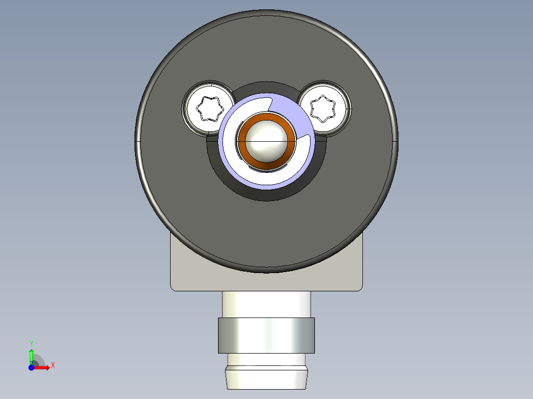 NOVOTECHNIK直线位移传感器TEX 系列 复位弹簧前视图