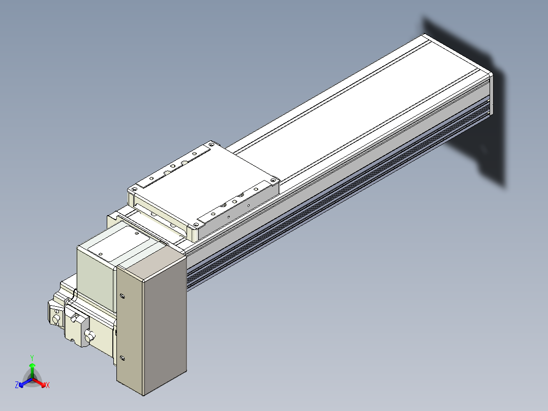 同步带全封闭直线模组TPA-HCB-105D-90-L250-RP-Y-P20-N3