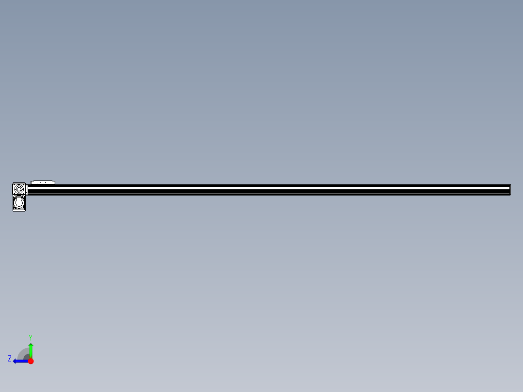 同步带全封闭直线模组TPA-HCB-105D-90-L2350-LP-C-P20-N3右视图