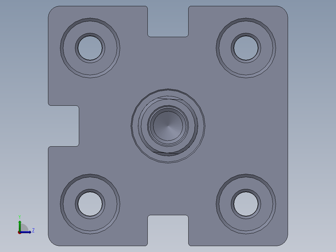 气缸ACE25X25S左视图
