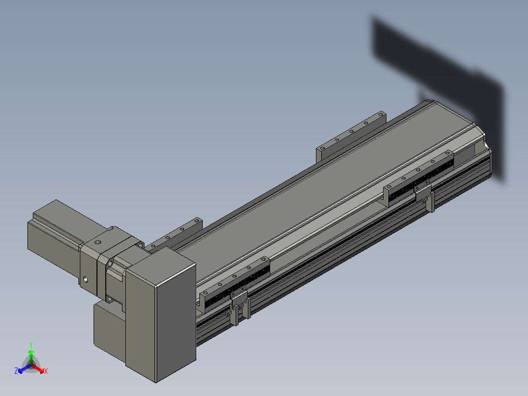 直线模组LHB17-L40-S400-RU设计图纸