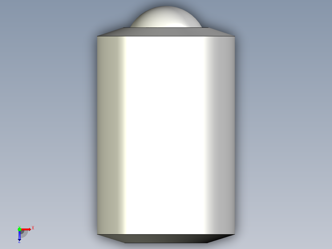 定位珠 BP.SBP-3D多系列多零件图纸模型俯视图