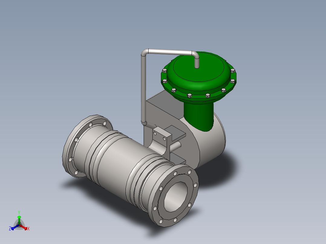 fisher-v200-6 in正等轴测图