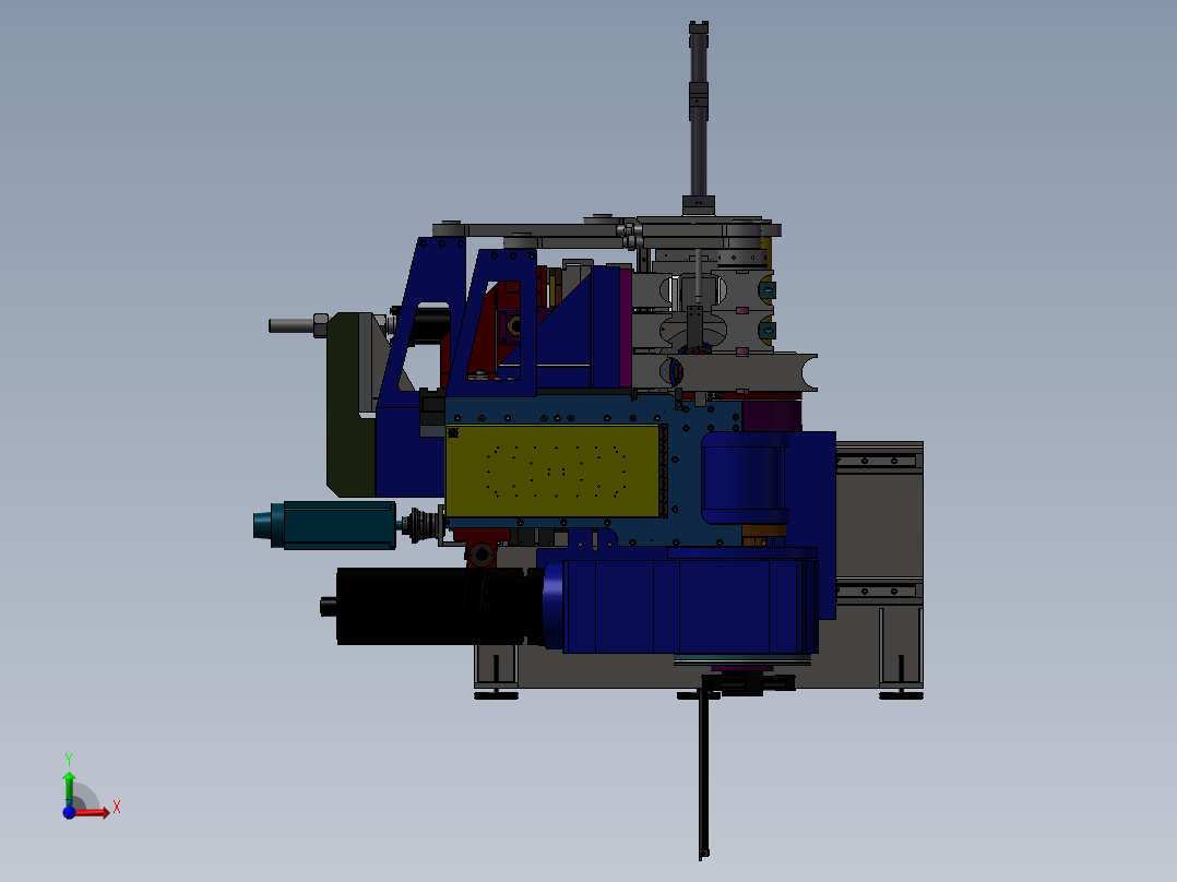 自动化数控折弯机前视图
