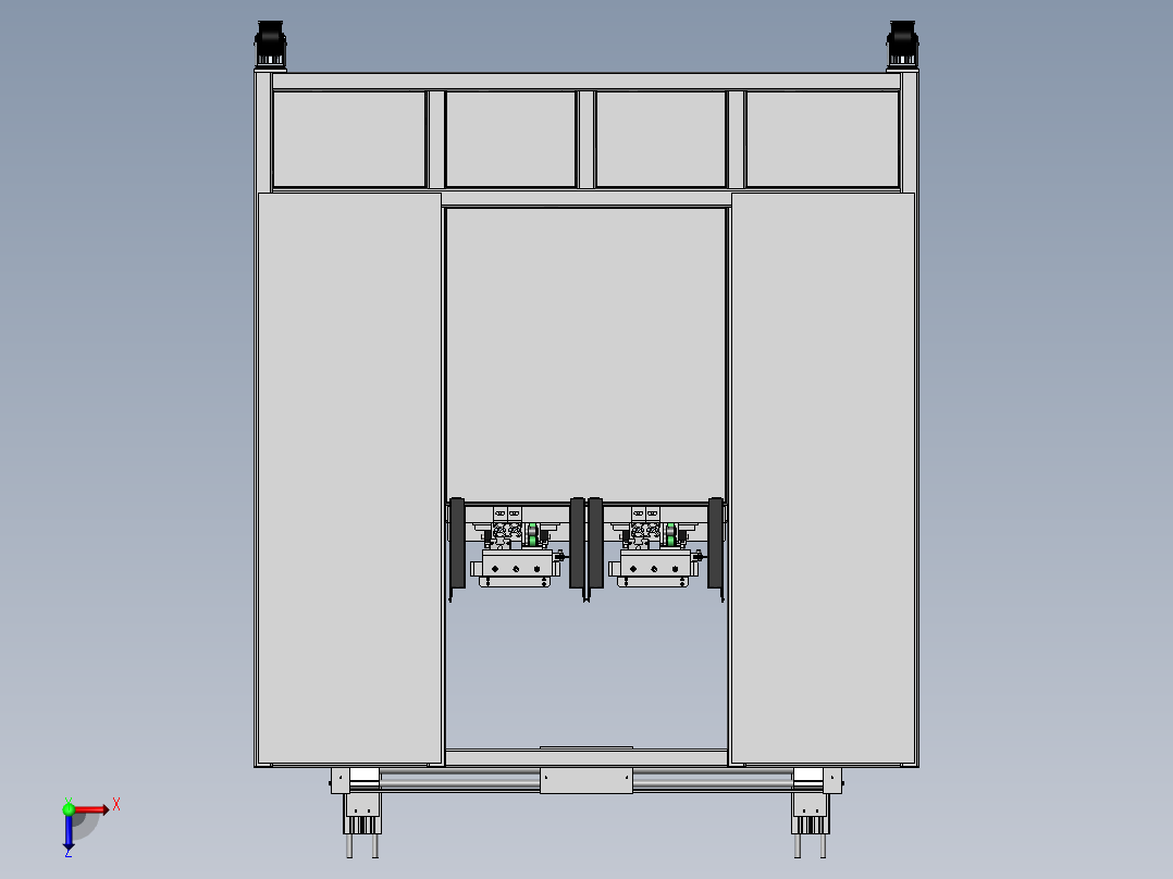 板材投板机sw18可编辑俯视图