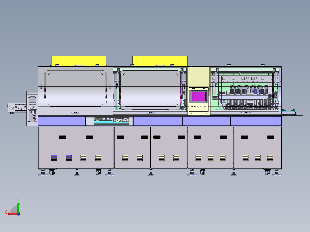 半自动FOG液晶面板制程设备sw18可编辑后视图