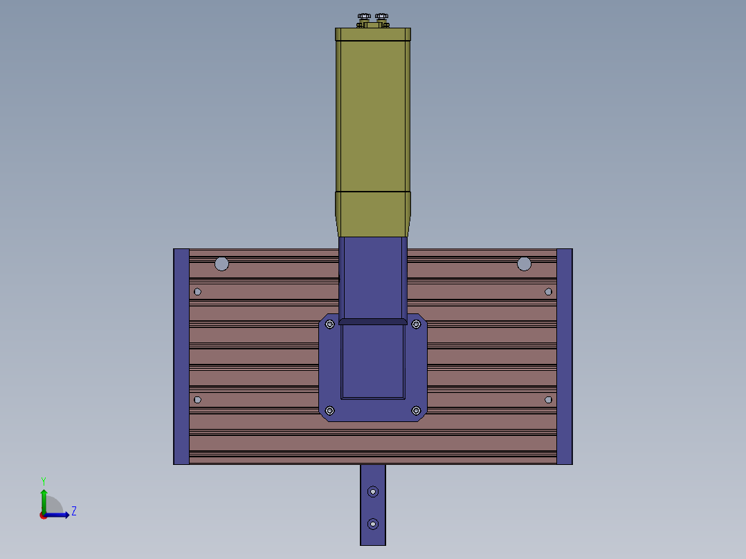 快速夹具凸轮机械手机构3D图纸 Solidworks设计 附STP左视图