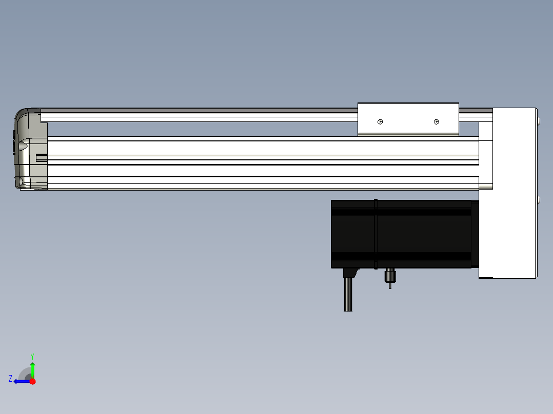 Toyo东佑达直线模组-ETH13-250-BM-200W+煞車右视图