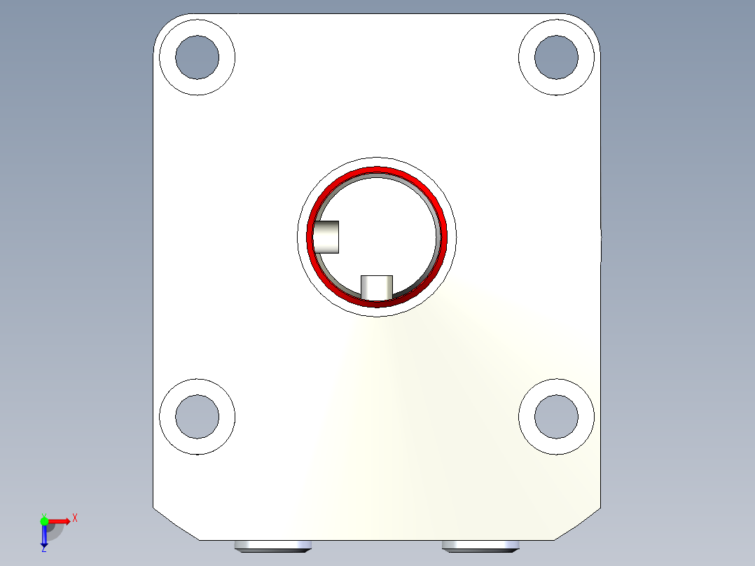 KOSMEKWHE1600-2GR-F多系列多零件图纸模型多系列多零件图纸模型俯视图