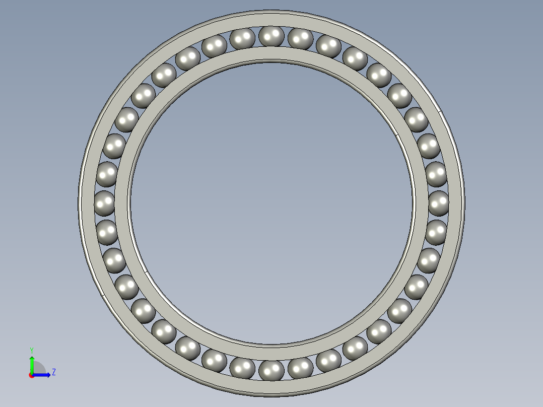 深沟球轴承61916左视图
