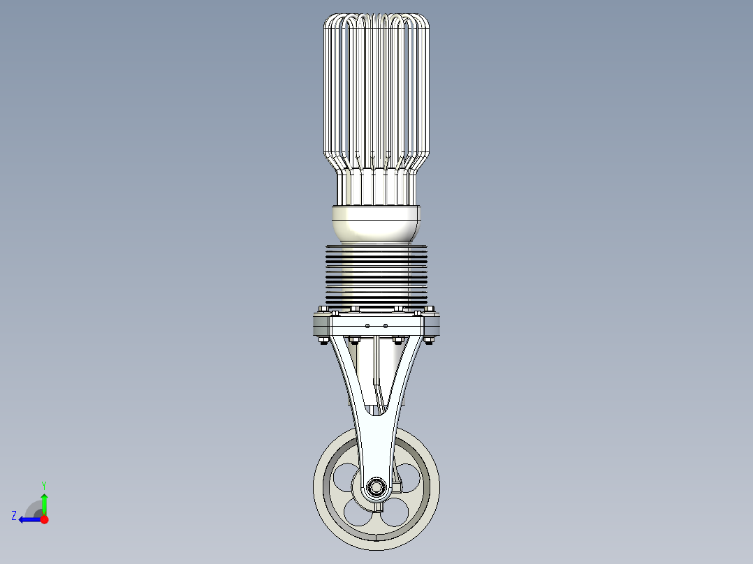 发动机 (10)右视图