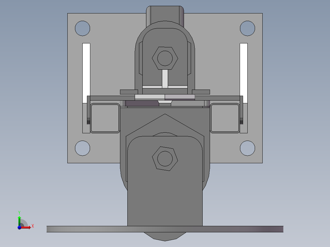 第二种末端执行器前视图