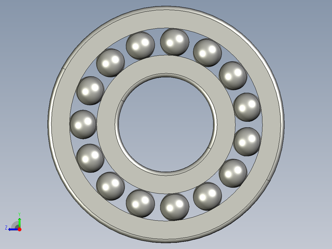 深沟球轴承6420右视图