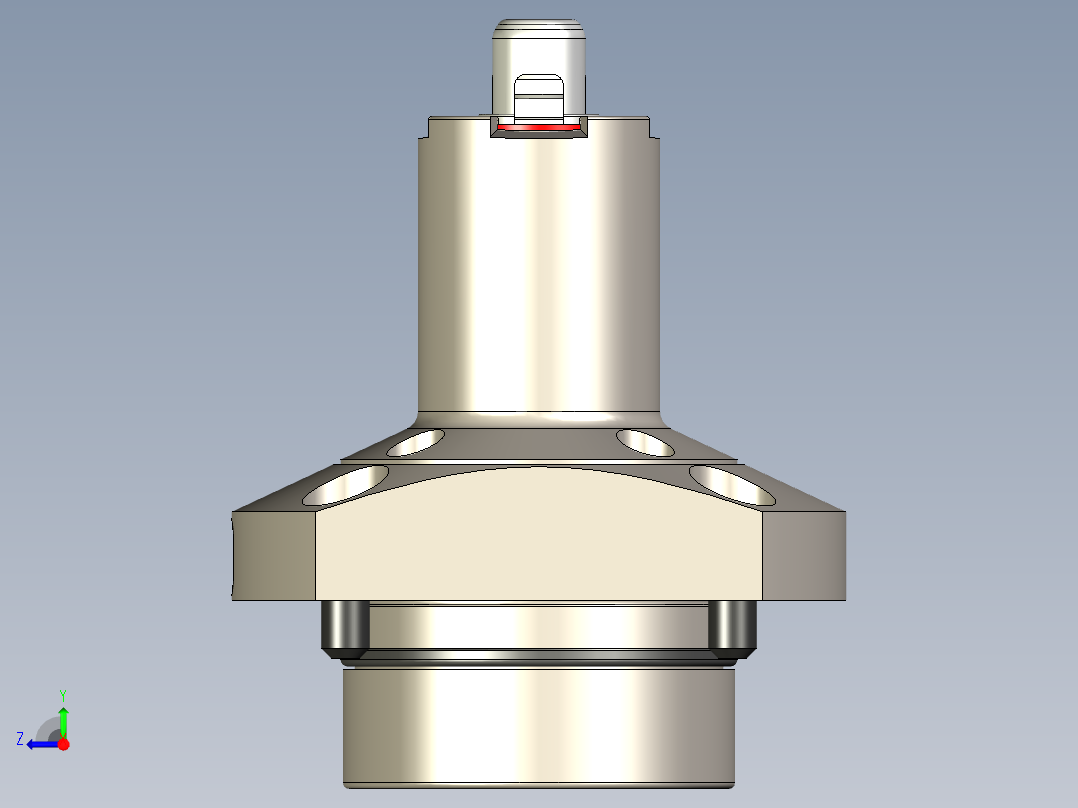 KOSMEKSFA2000-M2A-100-H50多系列多零件图纸模型多系列多零件图纸模型右视图