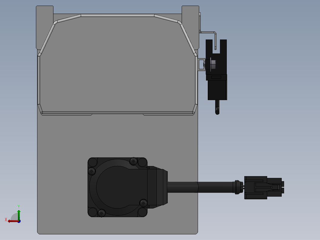 精密模组MY120-T10-350L-BM-P10B-C4-C后视图