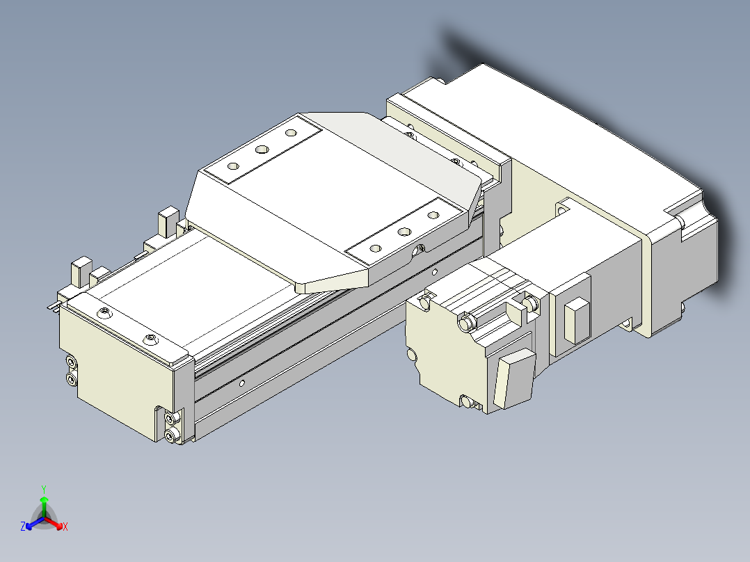 钢基模组-TPA-KCR-6005C-150A1-MR-H1S2正等轴测图