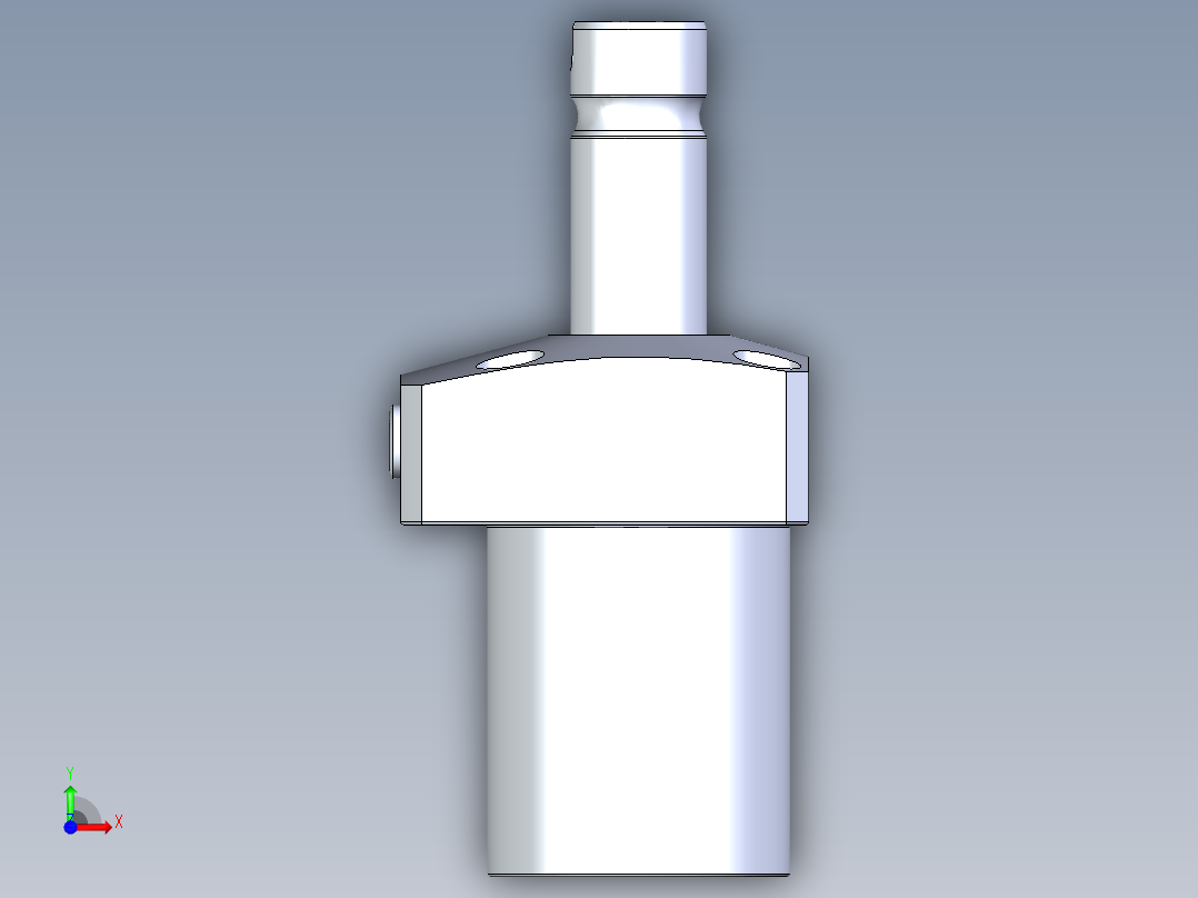 KOSMEKLHA0400-GR-F_R01多系列多零件图纸模型前视图