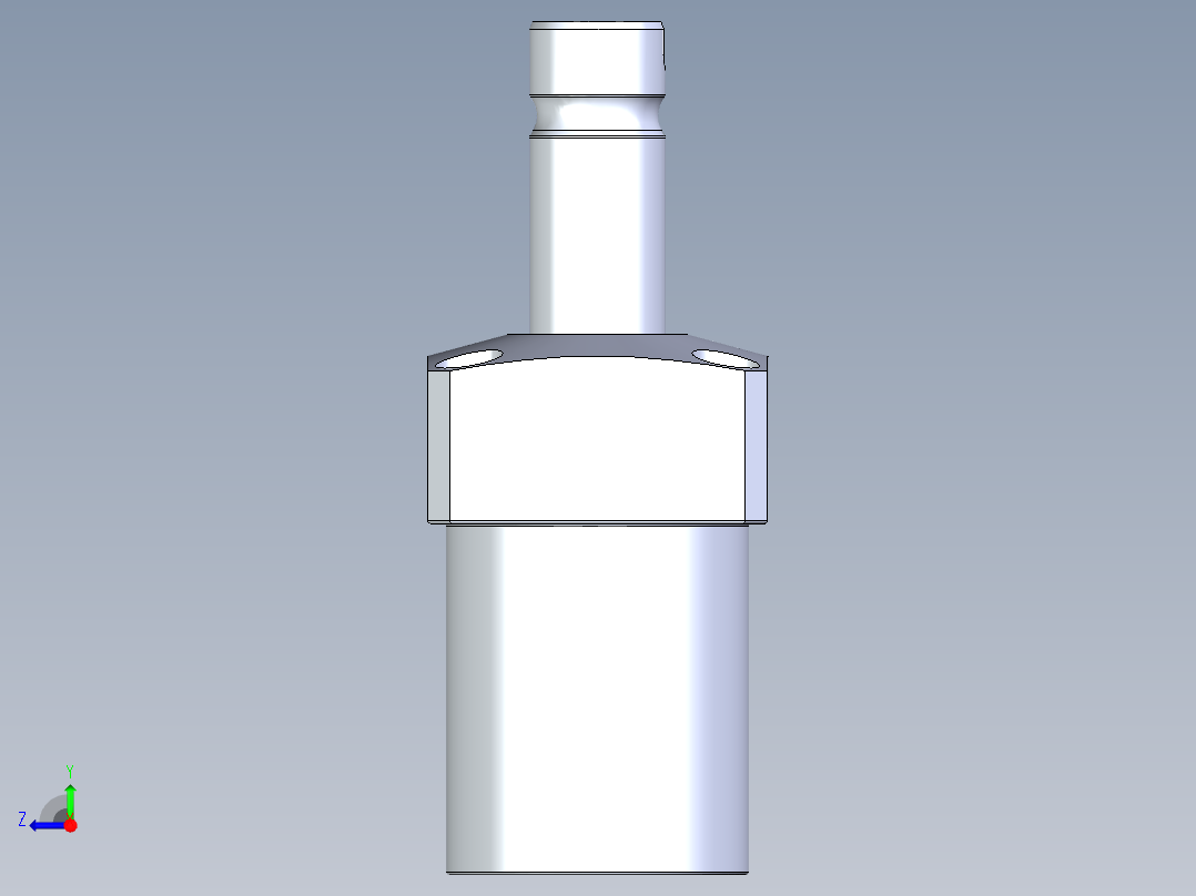 KOSMEKLHA0400-GR-F_R01多系列多零件图纸模型右视图