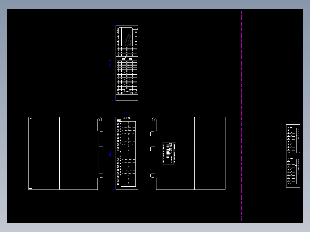 XG-E16X外观尺寸图