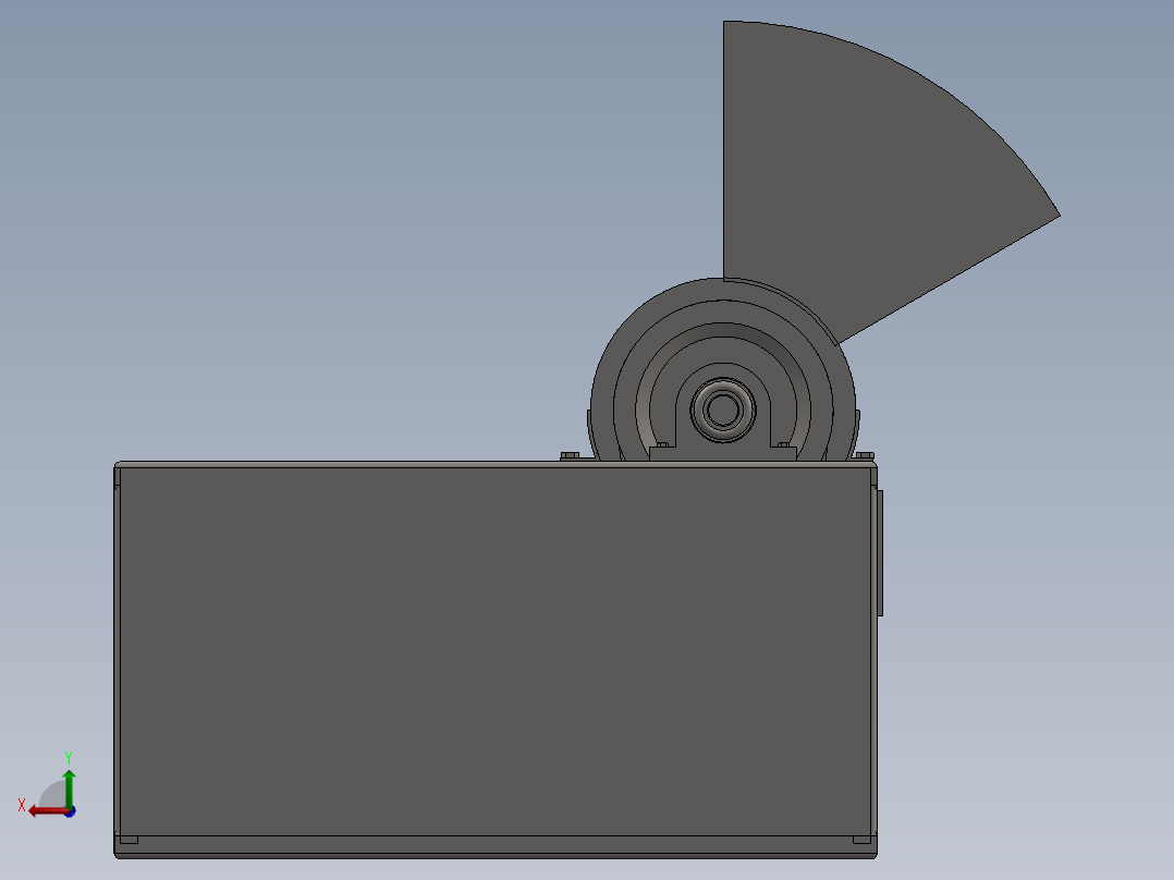 花生剥壳机-SW后视图