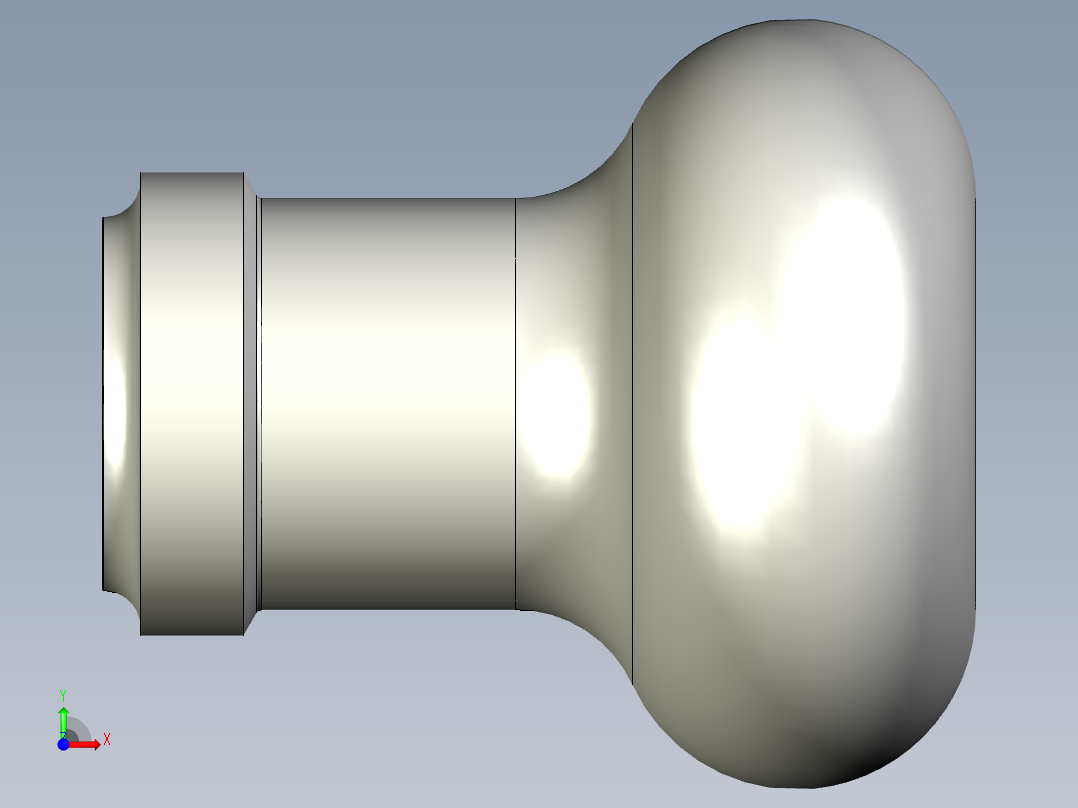把手I.199-3D多系列多零件图纸模型前视图