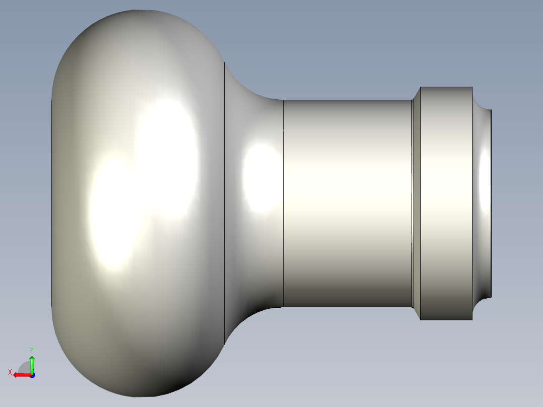 把手I.199-3D多系列多零件图纸模型后视图