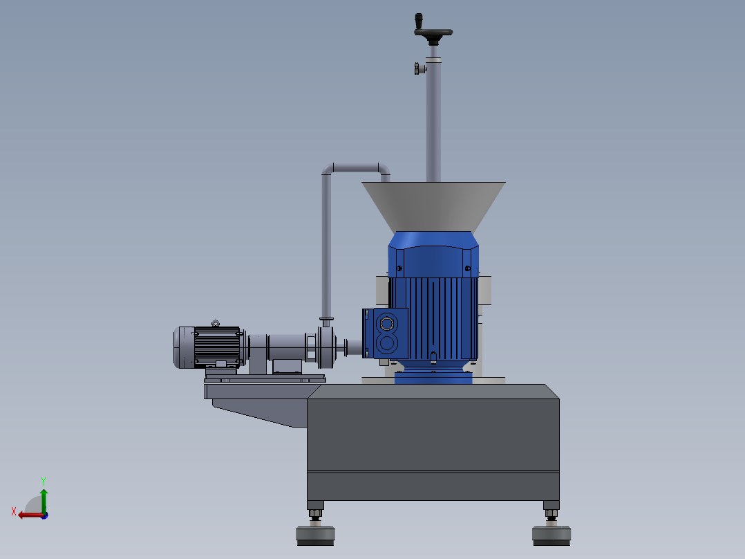 胶体磨sw18可编辑后视图