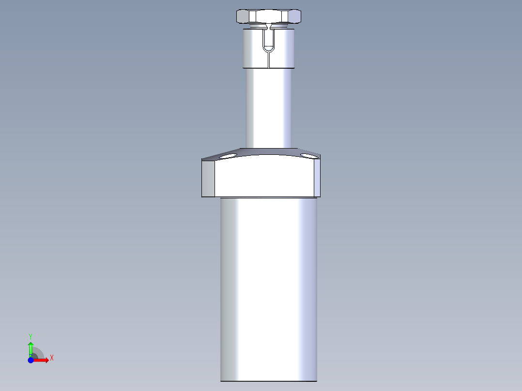 KOSMEKLHA0750-SR-Q45多系列多零件图纸模型前视图