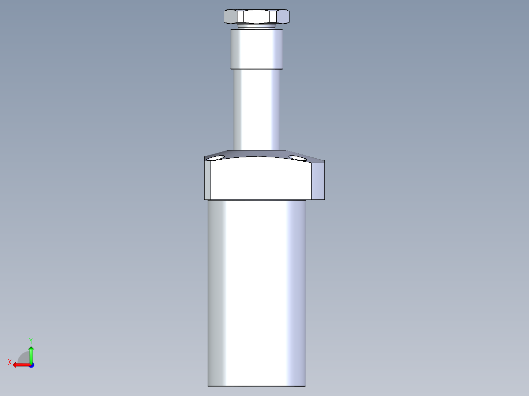 KOSMEKLHA0750-SR-Q45多系列多零件图纸模型后视图