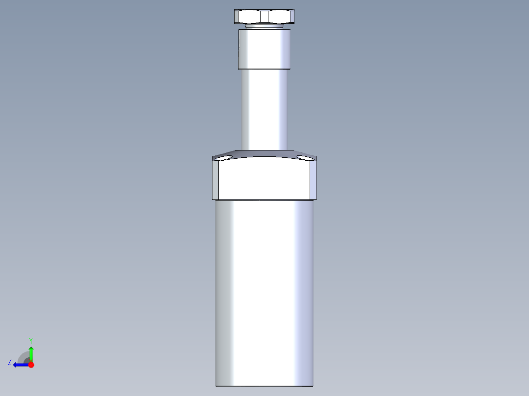 KOSMEKLHA0750-SR-Q45多系列多零件图纸模型右视图