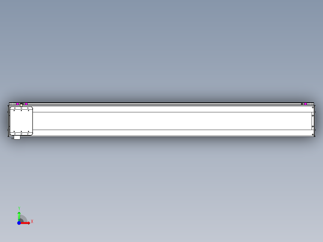 威洛博LC系列3d模型模组LC22H1Y-S1950前视图