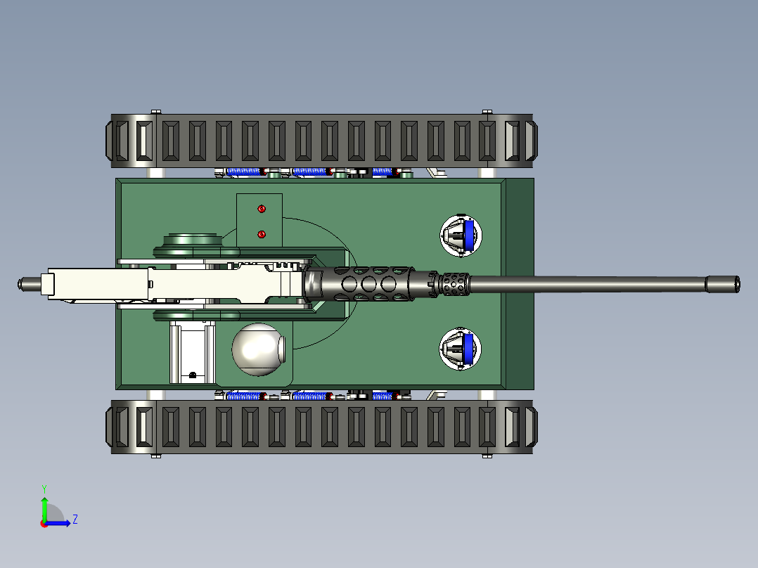 UGV-无人地面车辆--STP左视图