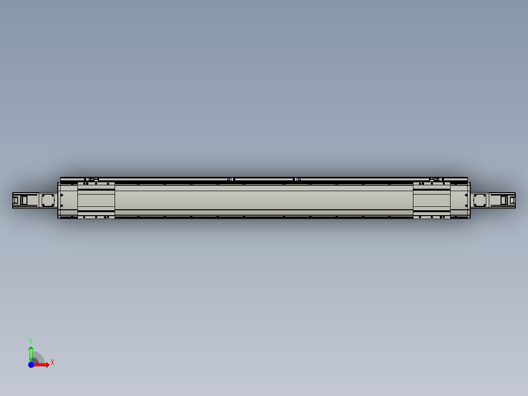 威洛博双电机滑台-VF14D2-S500-BC-P40-C6前视图