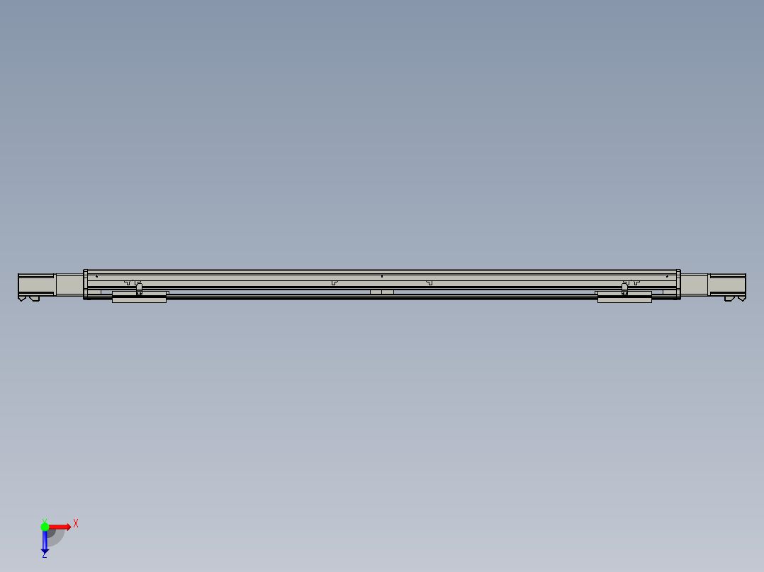 威洛博双电机滑台-VF14D2-S500-BC-P40-C6俯视图