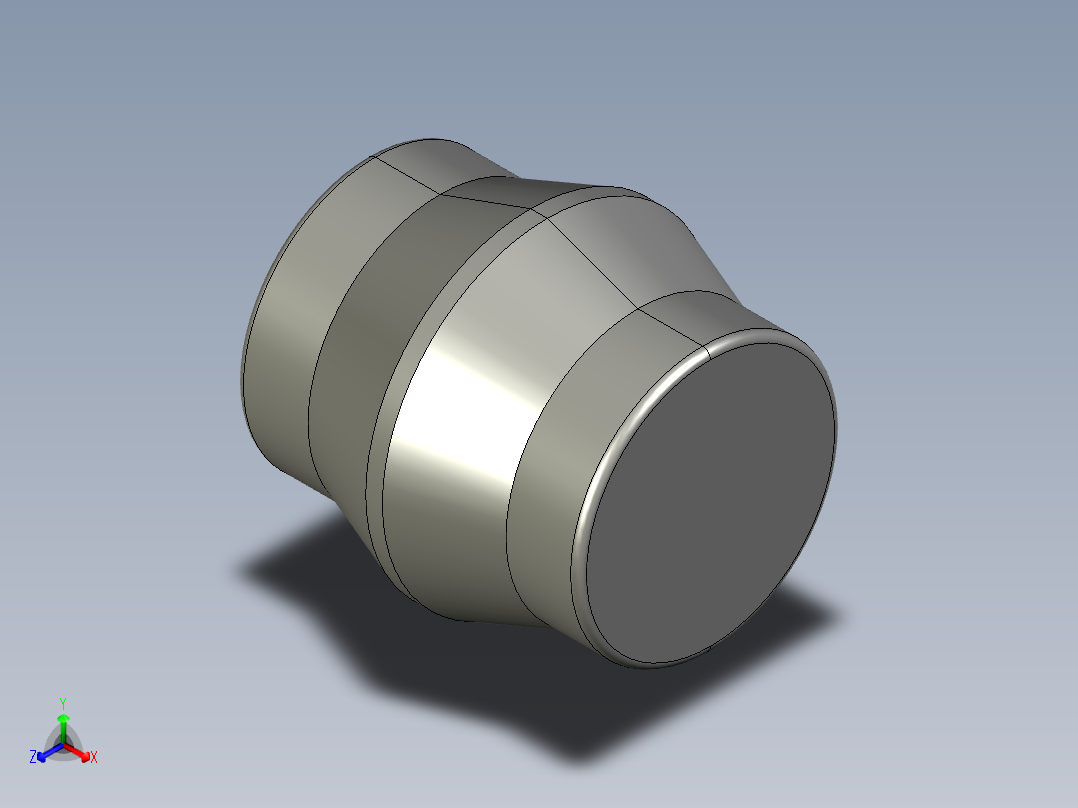 软管与硬管连接用工业通用接头0126_10_00正等轴测图