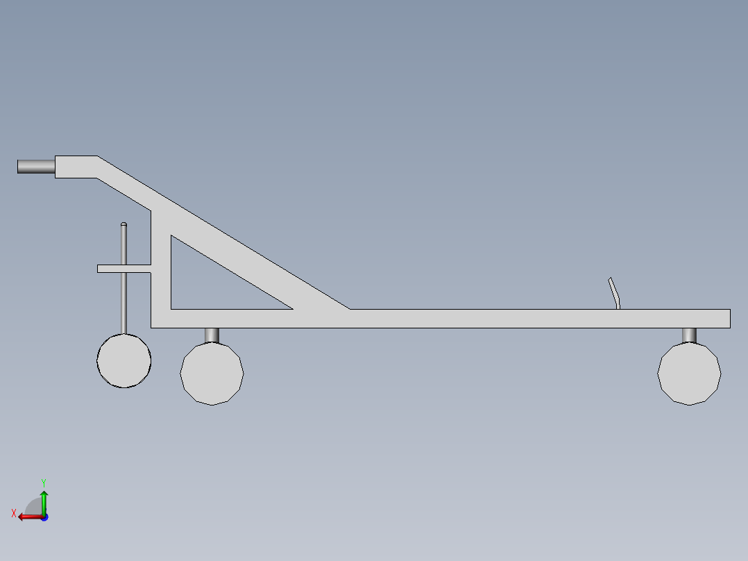 园林绿化草皮铺设装置后视图