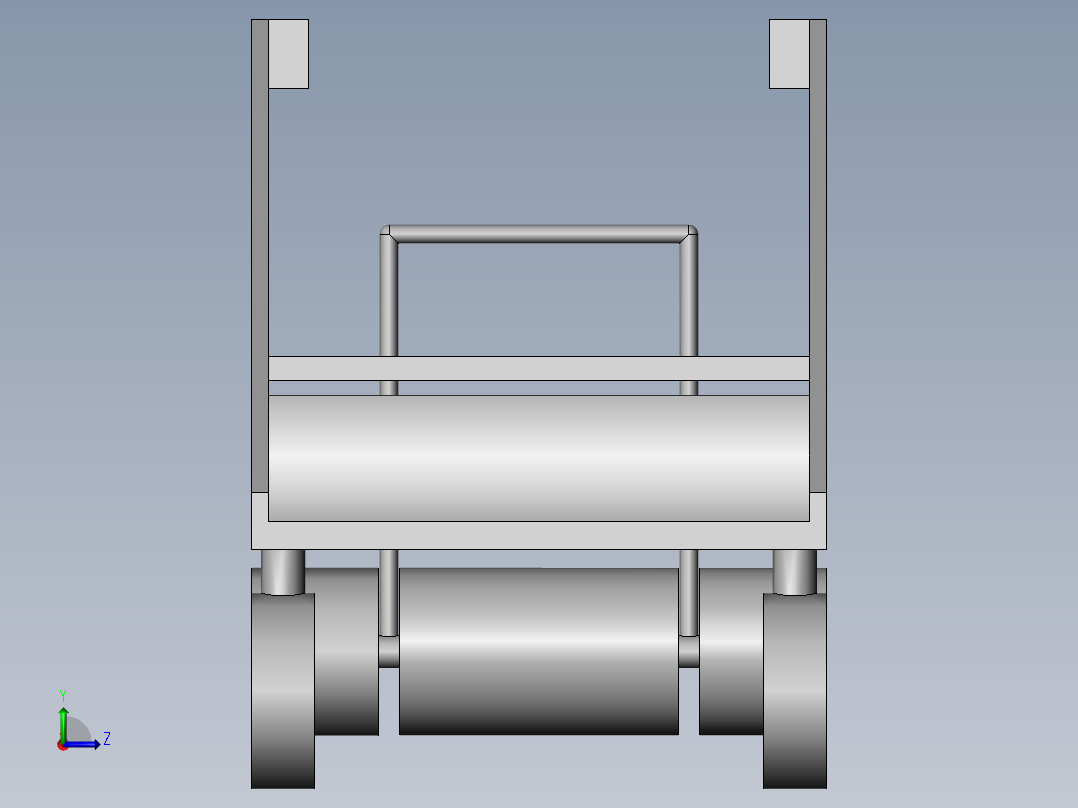 园林绿化草皮铺设装置左视图