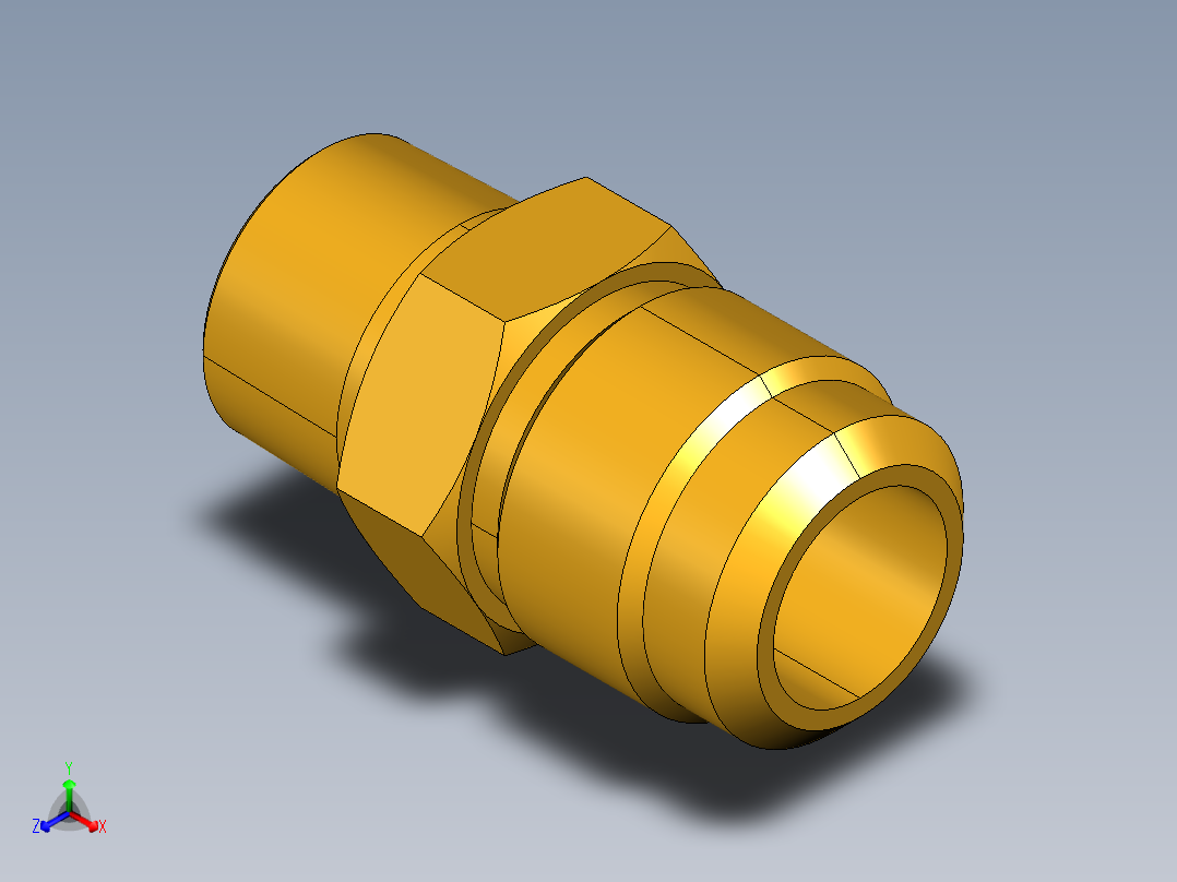 扩口式工业通用硬管接头Male Connector 48F-14-12