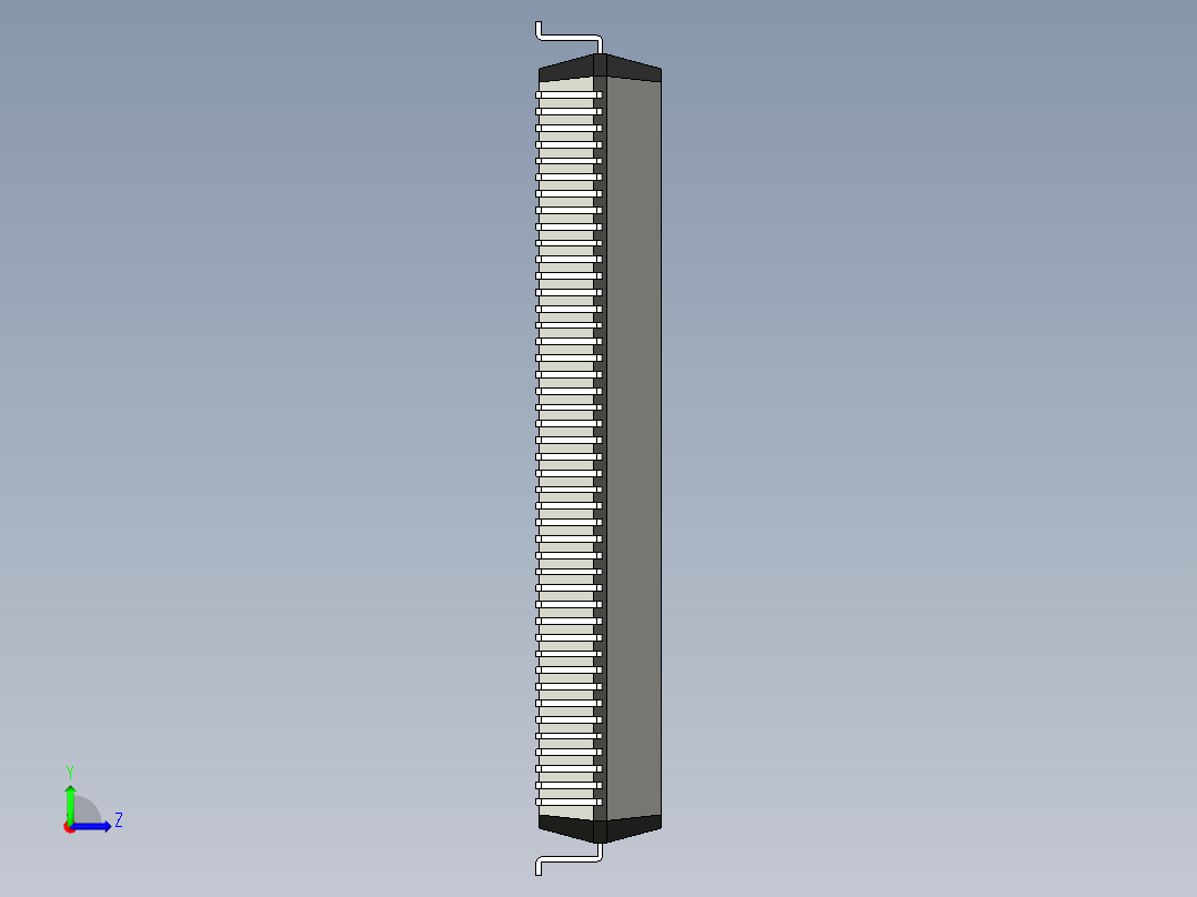 元器件3D封装QFP176_FPT-176P-M01170左视图