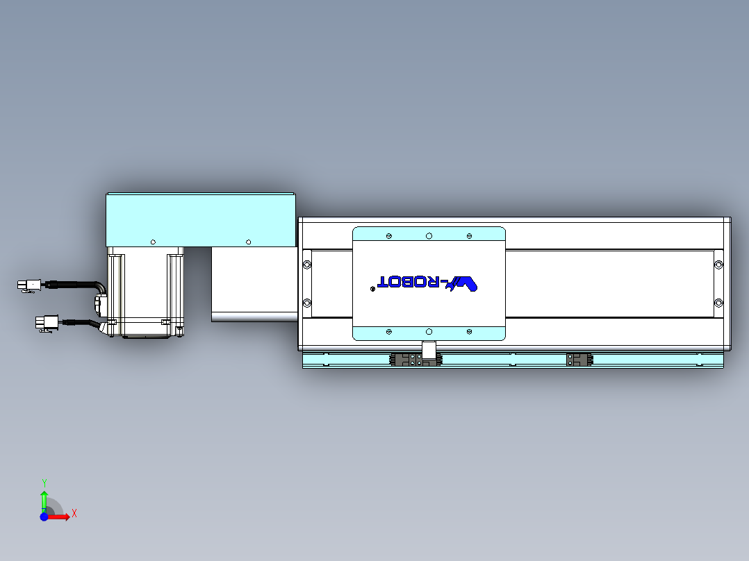 威洛博VBC同步带传动一无尘环境VBC14-L45-S150-BR-ZP75-C3前视图