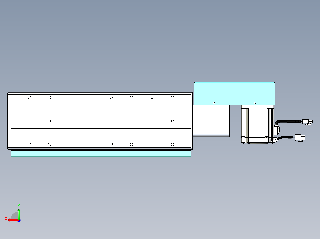 威洛博VBC同步带传动一无尘环境VBC14-L45-S150-BR-ZP75-C3后视图