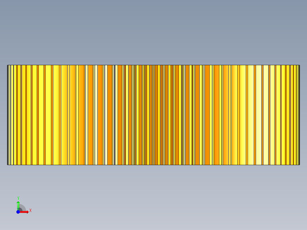 一级齿轮减速器 带二维CAD 带说明书20前视图