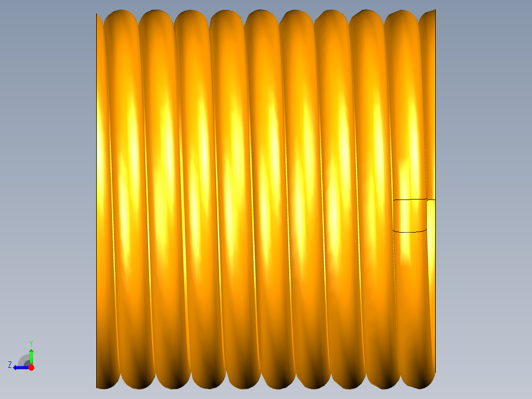振动采收装置右视图
