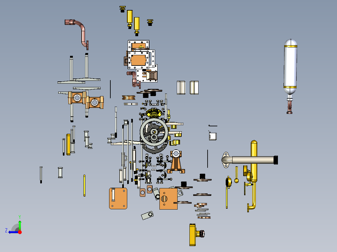 发动机泵右视图