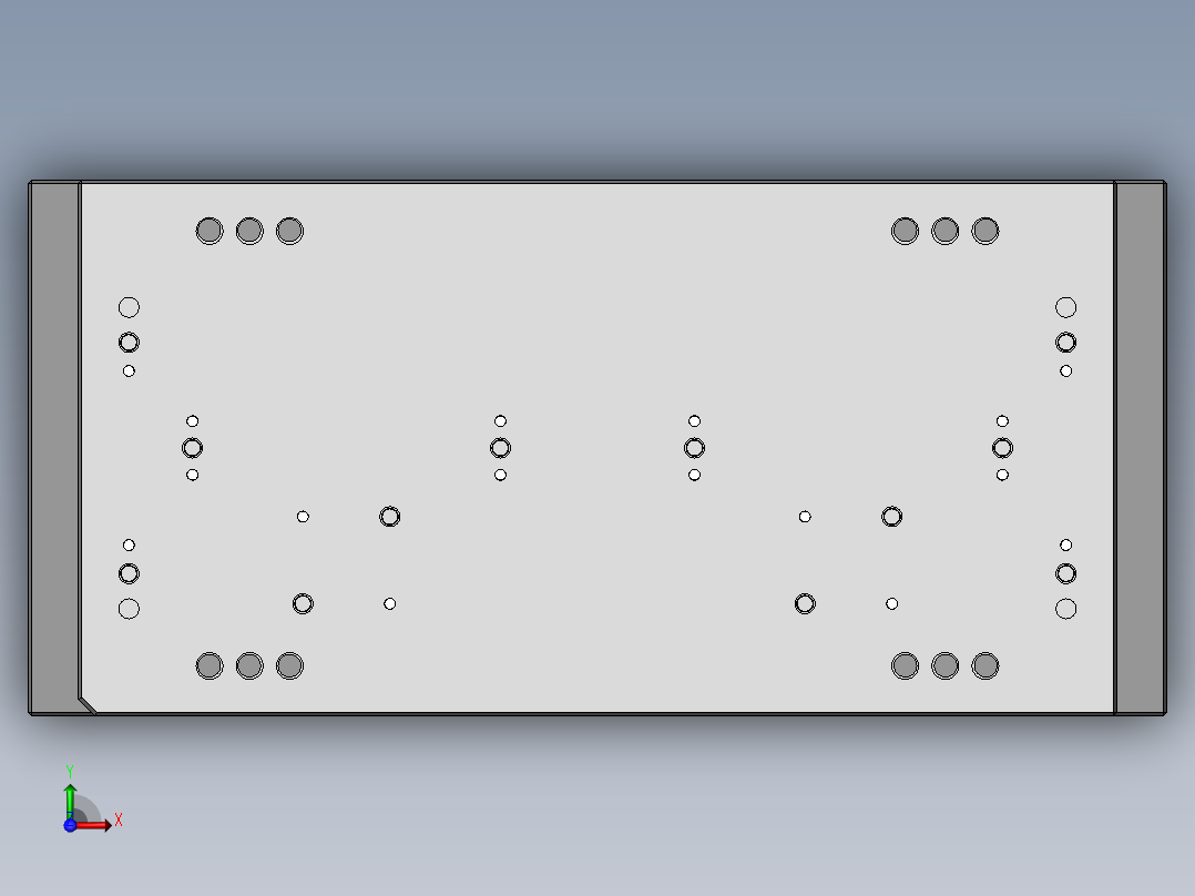 热熔治具前视图